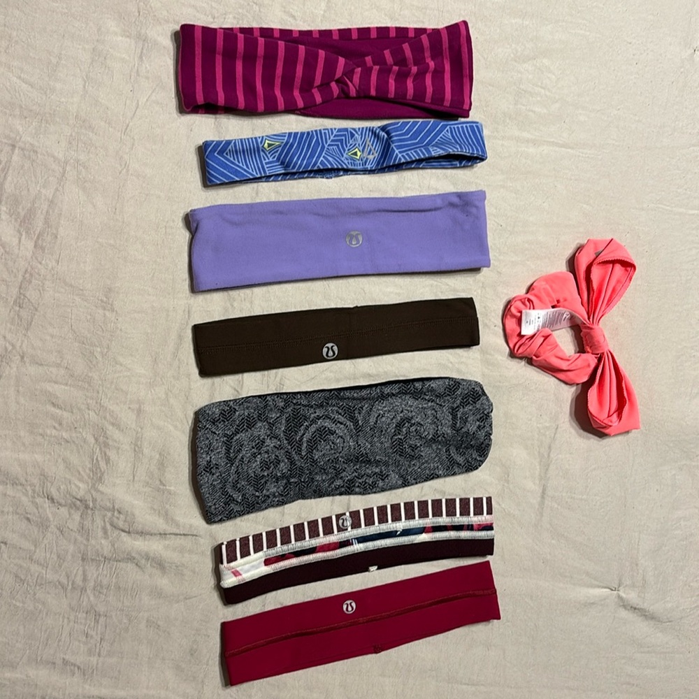 Lot of lululemon & Ivivva headbands